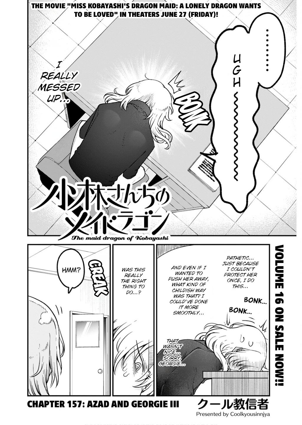 Kobayashi-san chi no Maid Dragon Chap 157 - Next Chap 158