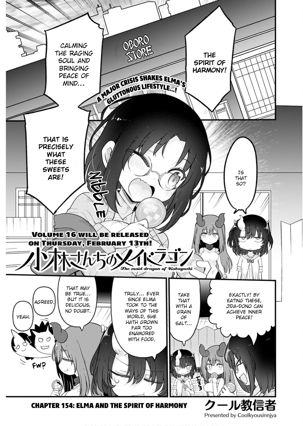 Kobayashi-san chi no Maid Dragon Chap 154 - Next Chap 155