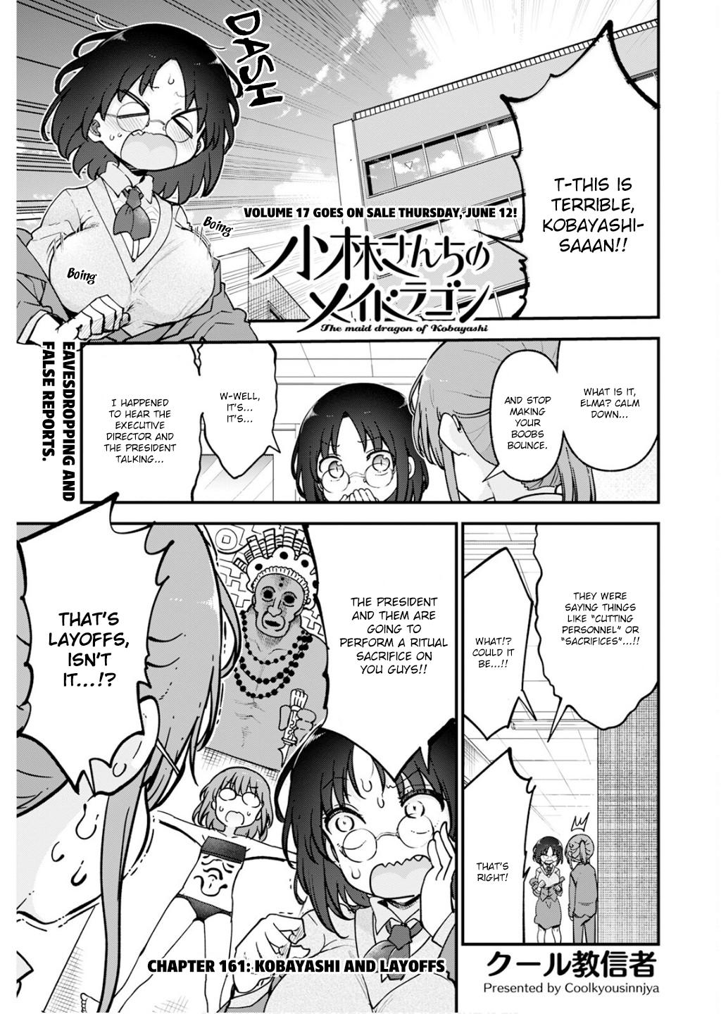 Kobayashi-san chi no Maid Dragon Chap 161 - Next Chap 162