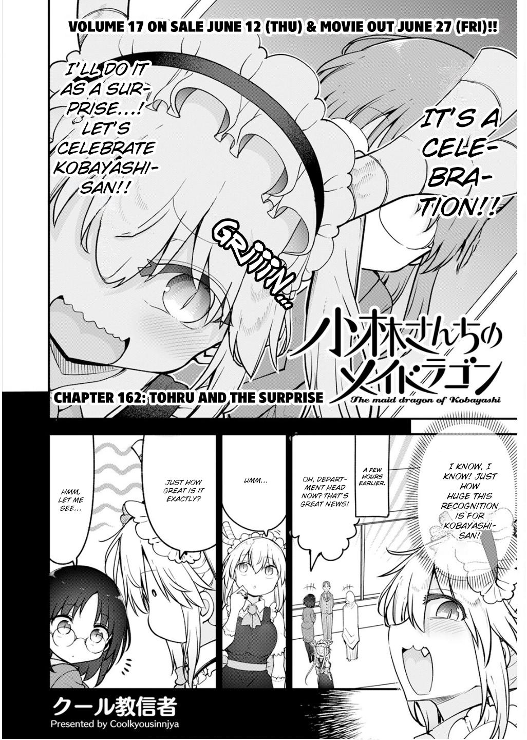 Kobayashi-san chi no Maid Dragon Chap 162 - Next Chap 163