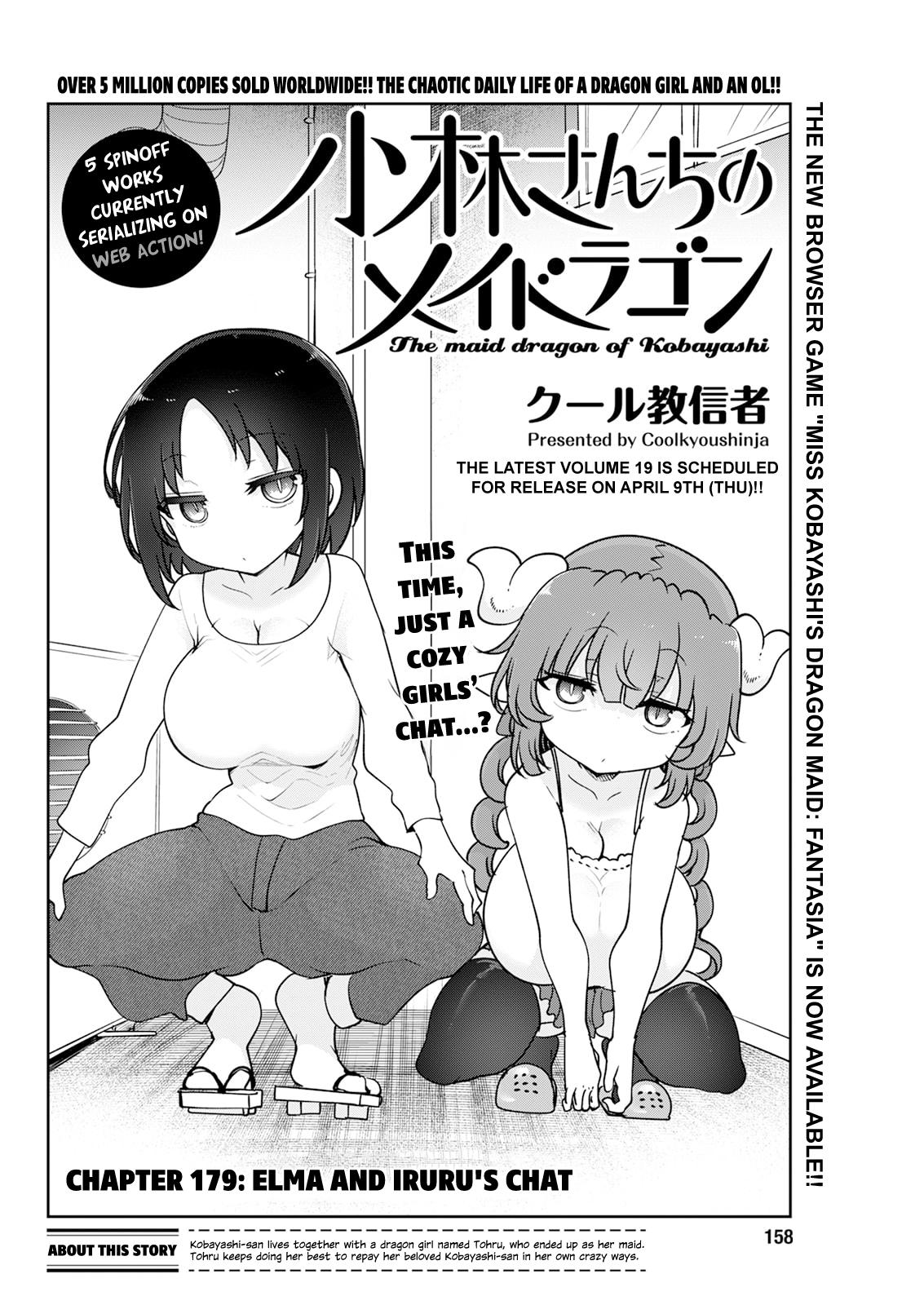 Kobayashi-san chi no Maid Dragon Chap 179 - Next Chap 180