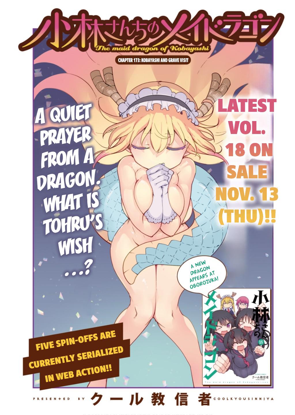 Kobayashi-san chi no Maid Dragon Chap 173 - Next Chap 174