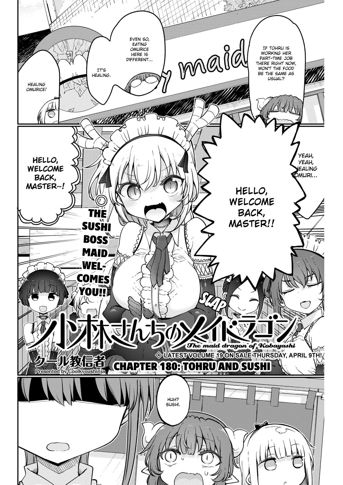 Kobayashi-san chi no Maid Dragon Chap 180 - Next Chap 181