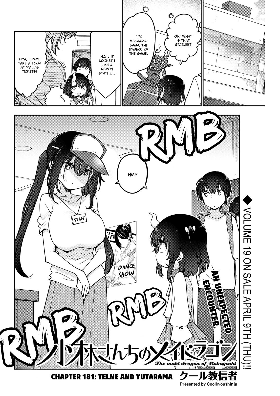 Kobayashi-san chi no Maid Dragon Chap 181 - Next Chap 182