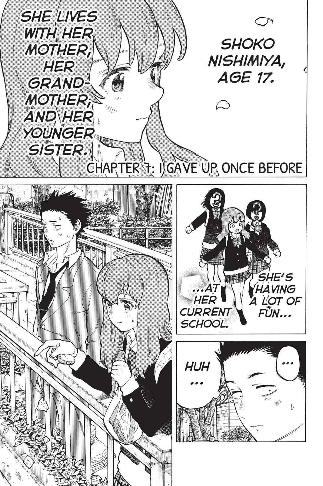 Koe no Katachi Chap 7 - Next Chap 8