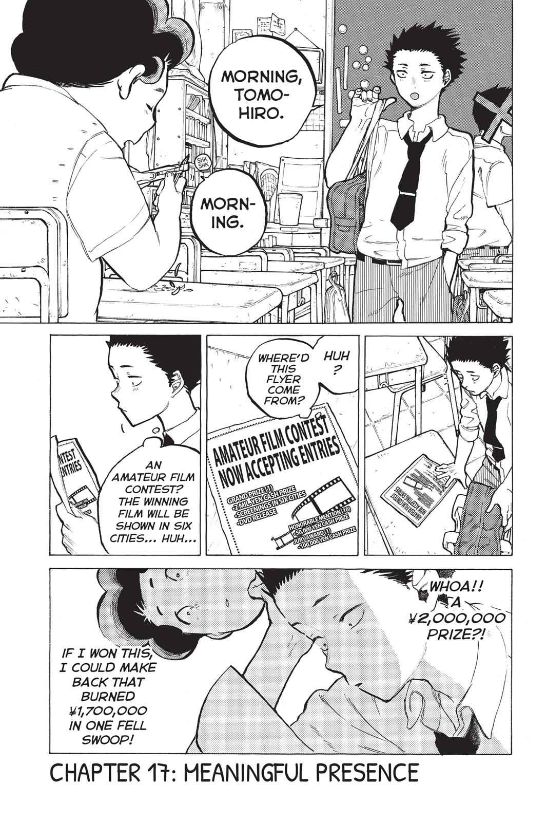 Koe no Katachi Chap 17 - Next Chap 18