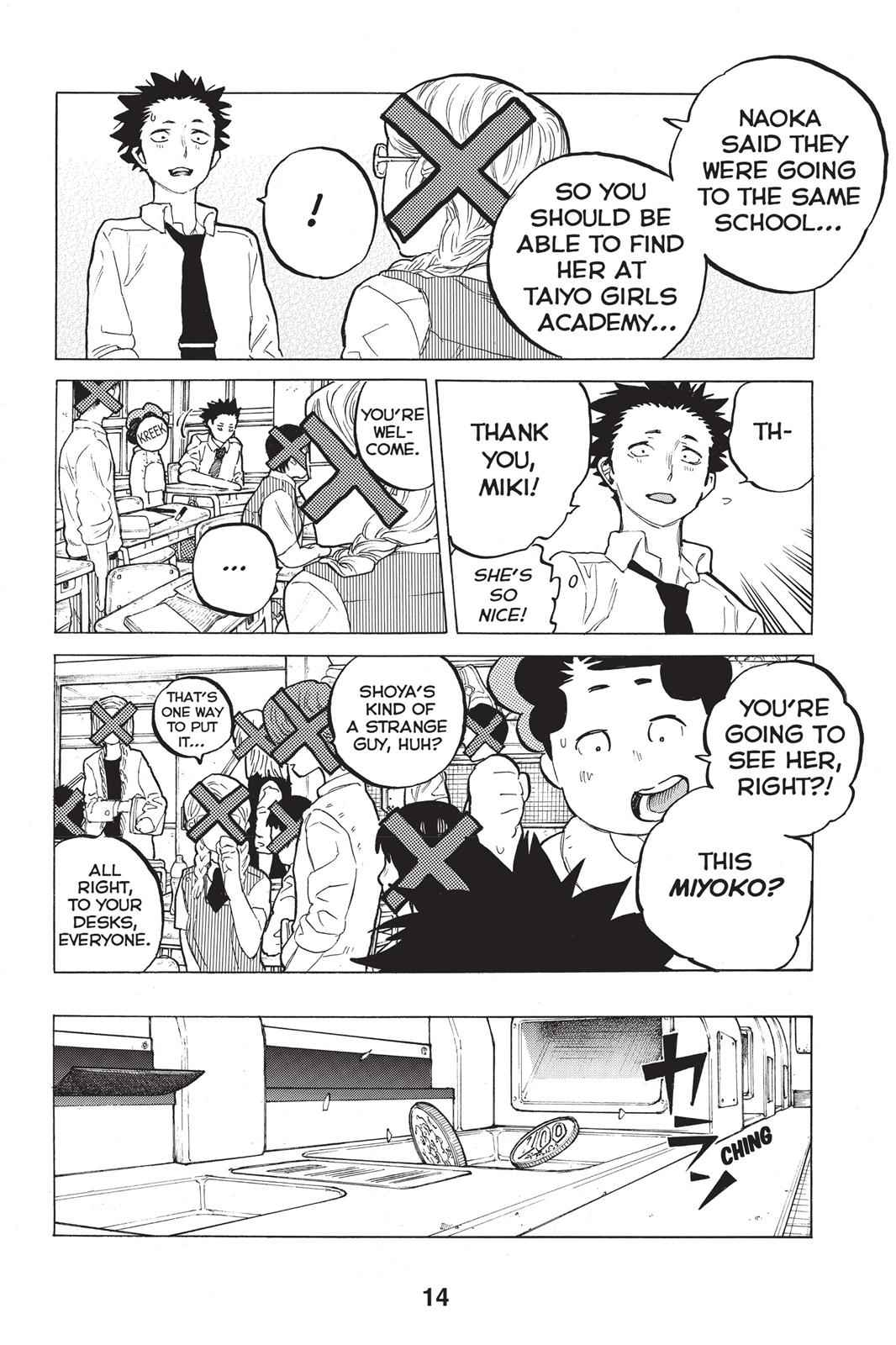 Koe no Katachi Chap 15 - Next Chap 16
