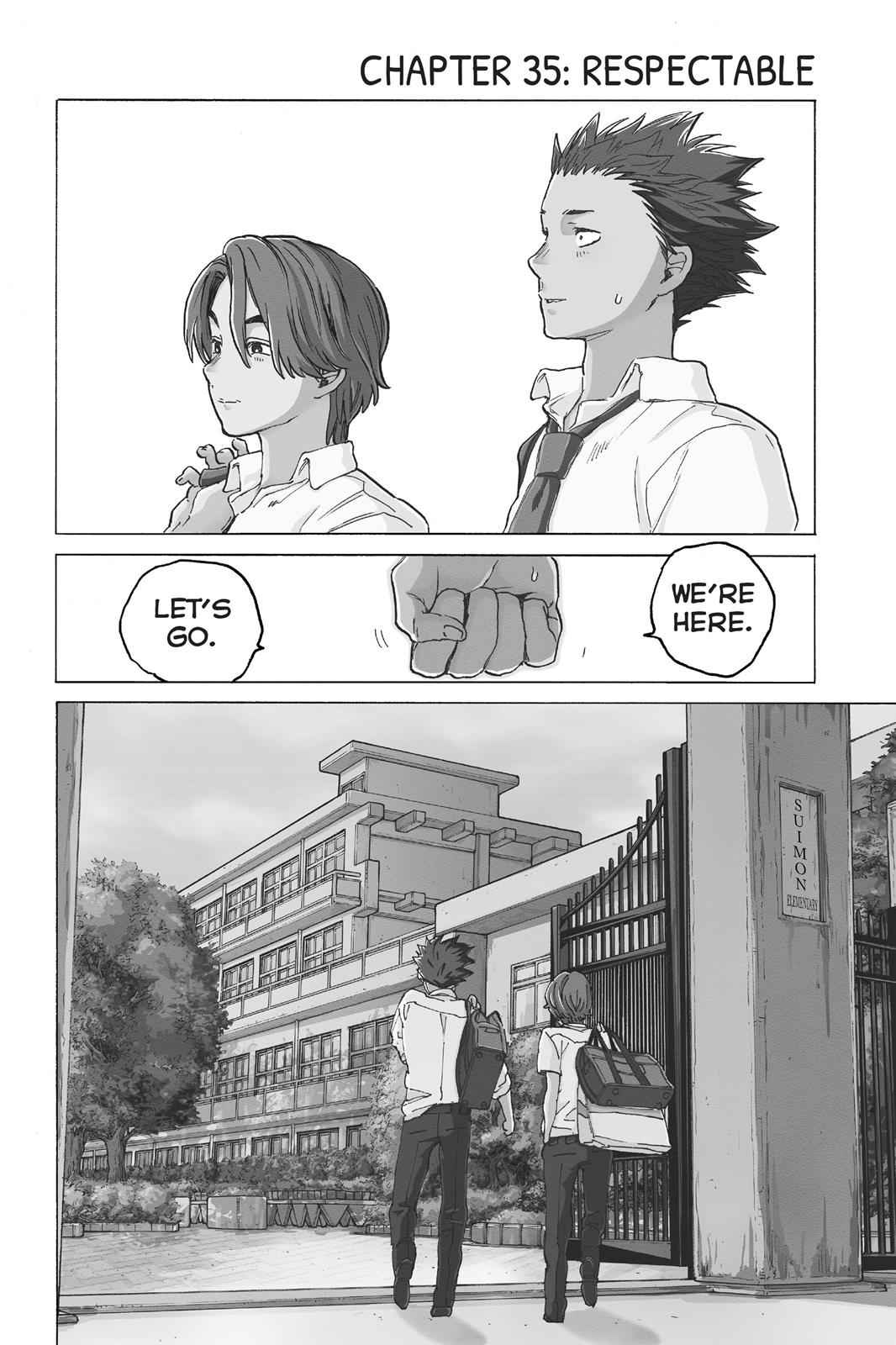 Koe no Katachi Chap 35 - Next Chap 36
