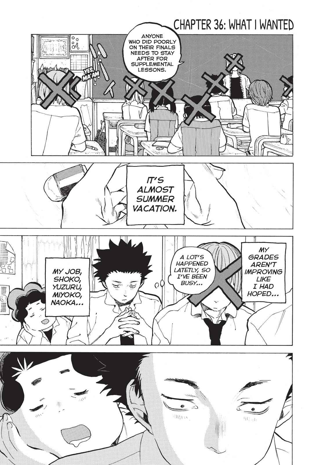 Koe no Katachi Chap 36 - Next Chap 37