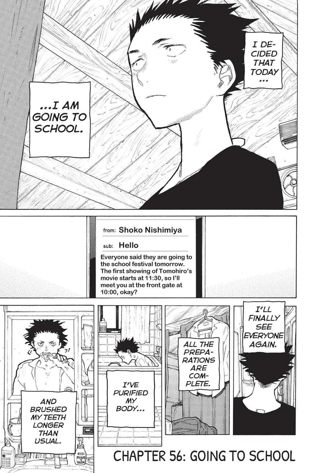 Koe no Katachi Chap 56 - Next Chap 57