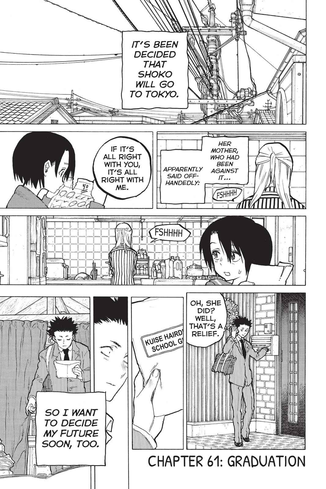 Koe no Katachi Chap 61 - Next Chap 62