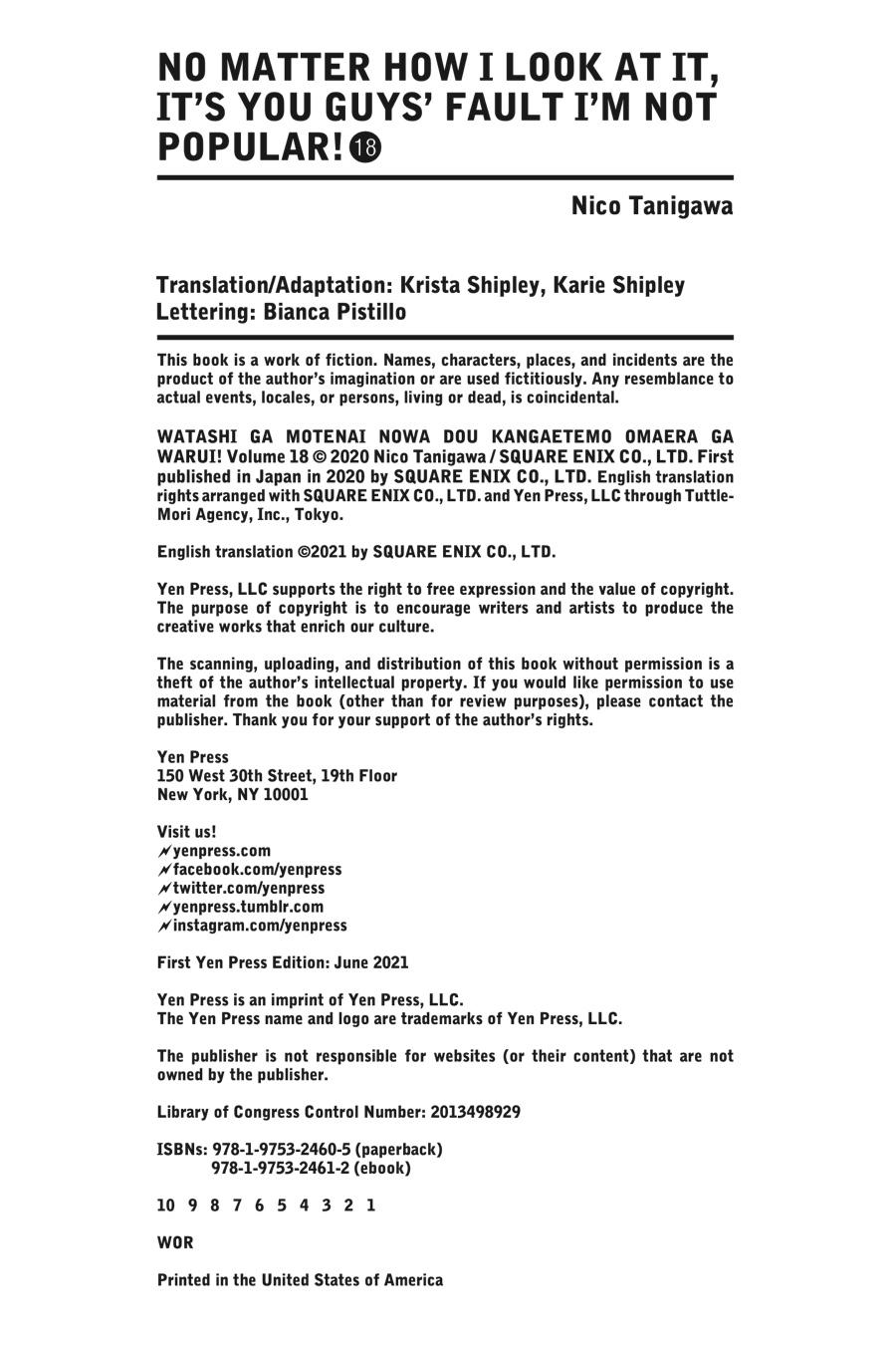 Watashi ga Motenai no wa Dou Kangaetemo Omaera ga Warui! Chap 176.5 - Next Chap 177.5