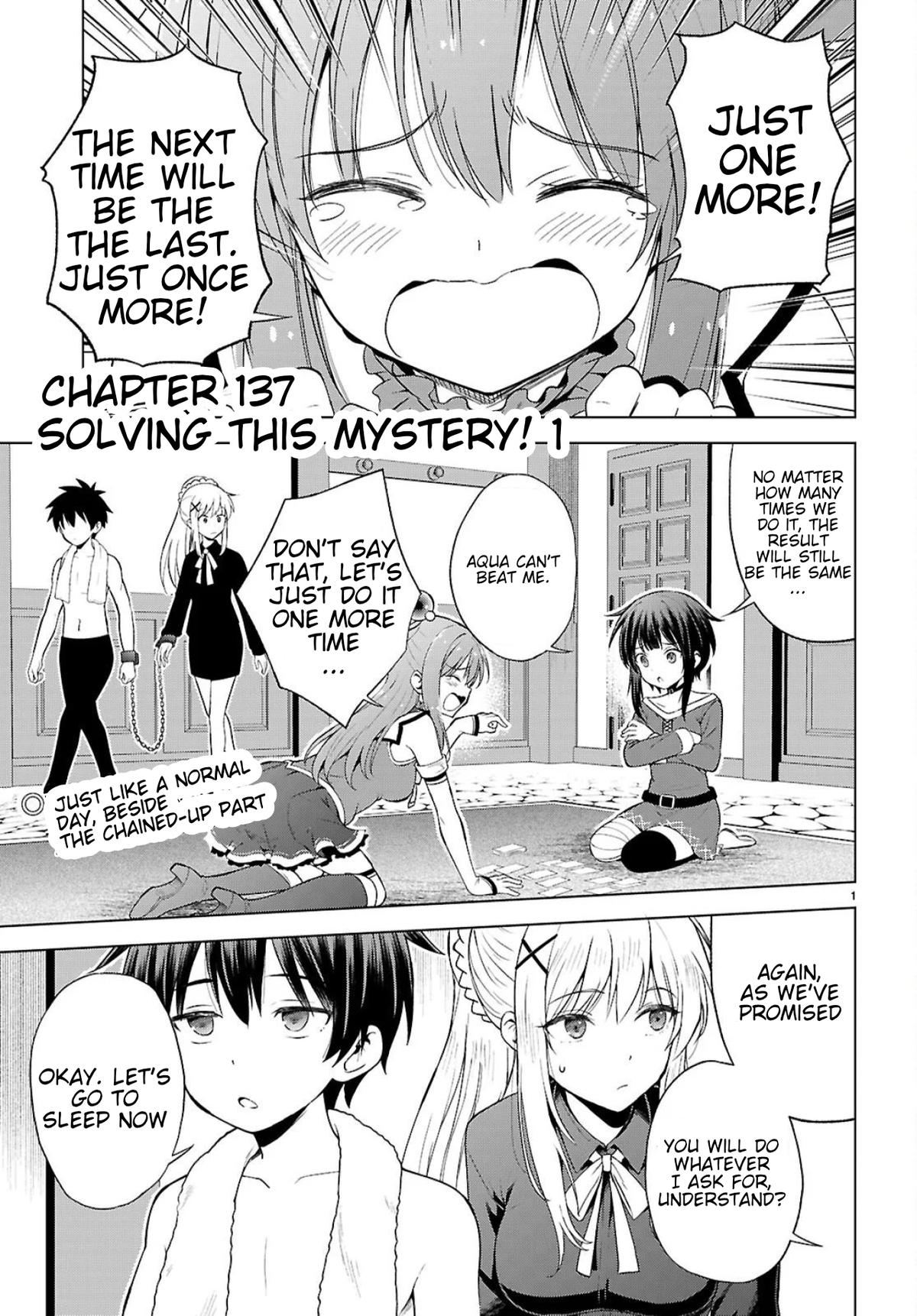 Kono Subarashii Sekai ni Shukufuku o! Chap 137 - Next Chap 138