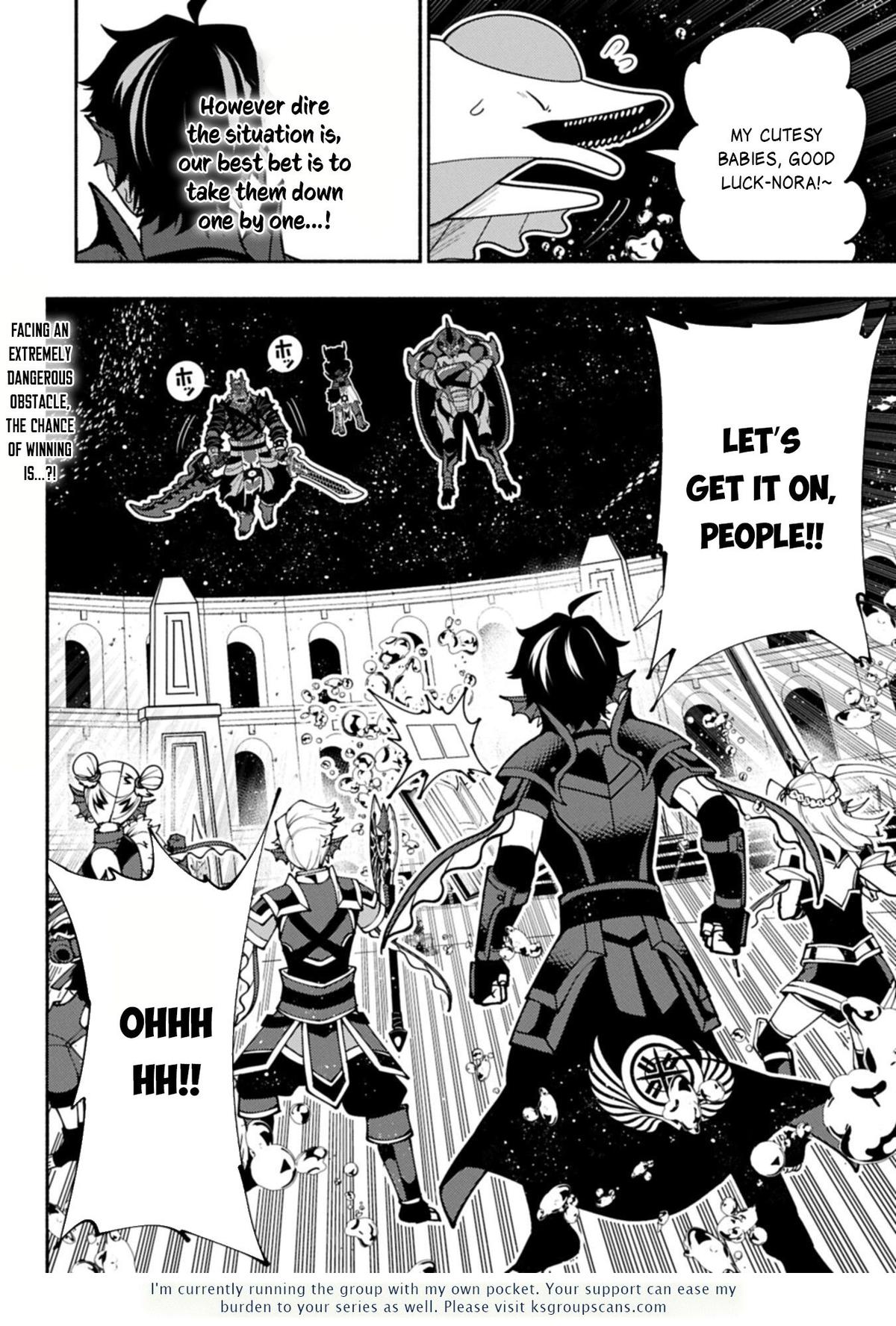 Hell Mode: Yarikomi Suki no Gamer wa Hai-settei no Isekai de Musou suru - Hajimari no Shoukanshi Chap 104.2 - Next Chap 105.2