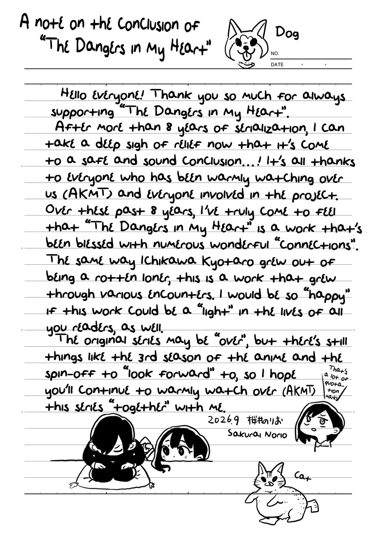 Boku no Kokoro no Yabai Yatsu Chap 199 - Next Chap 200
