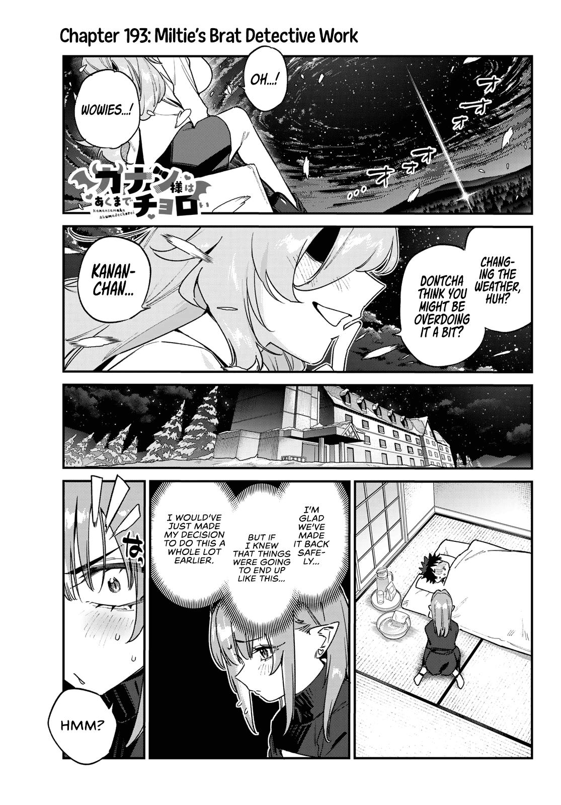 Kanan-sama wa Akumade Choroi Chap 193 - Next Chap 194