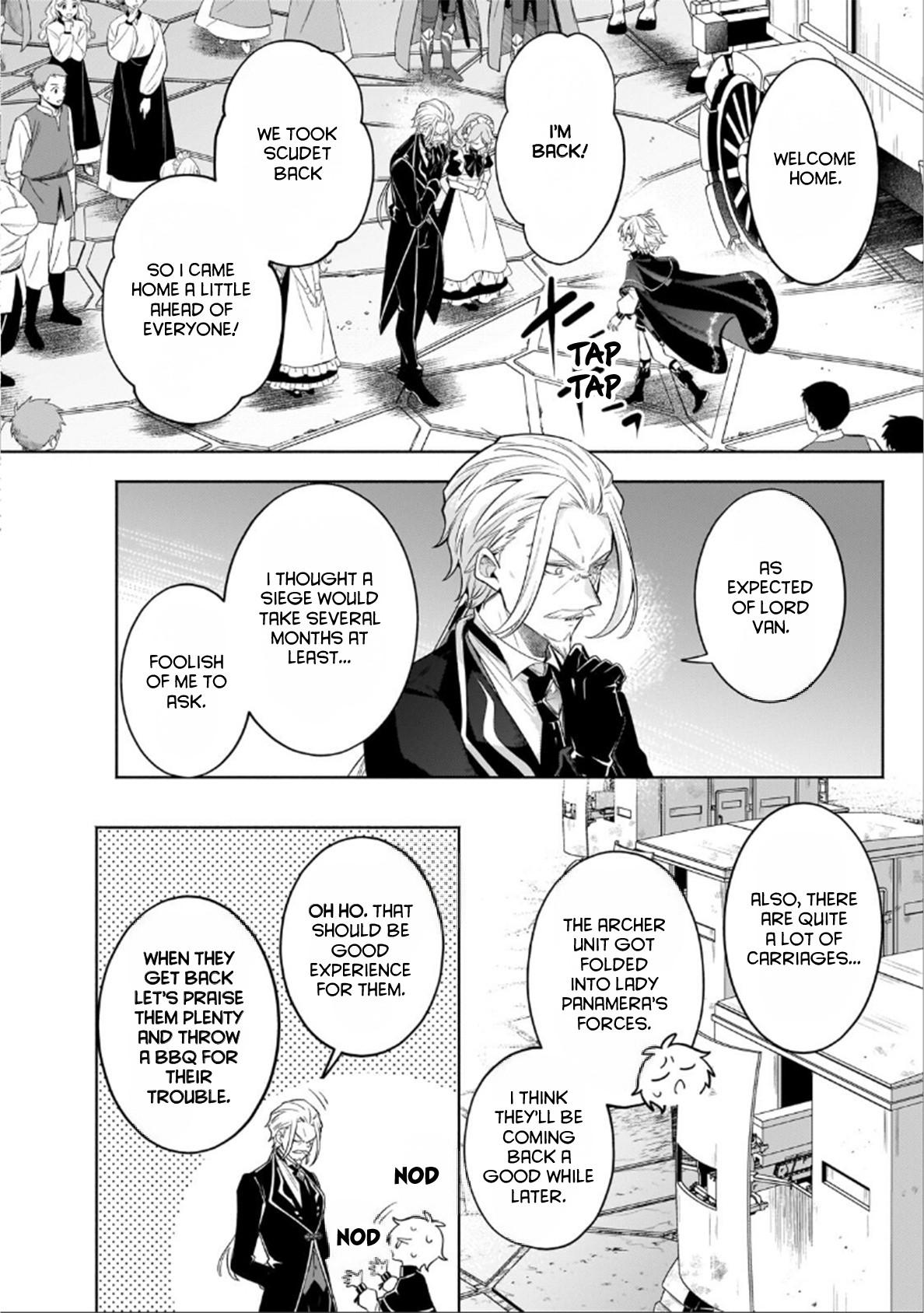 Okiraku Ryoushu no Tanoshii Ryouchi Bouei Chap 46.1 - Next Chap 47.1