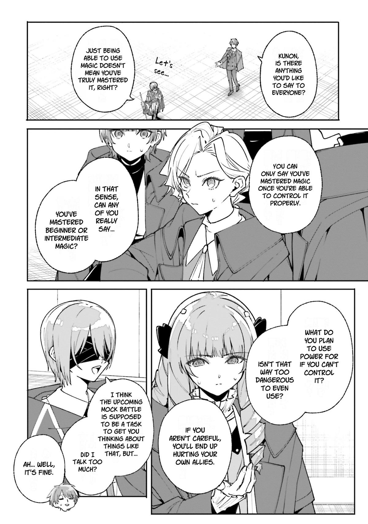 Majutsushi Kunon wa Mieteiru Chap 36 - Next Chap 37