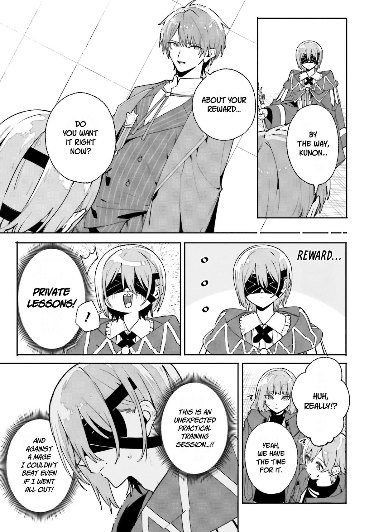 Majutsushi Kunon wa Mieteiru Chap 36 - Next Chap 37