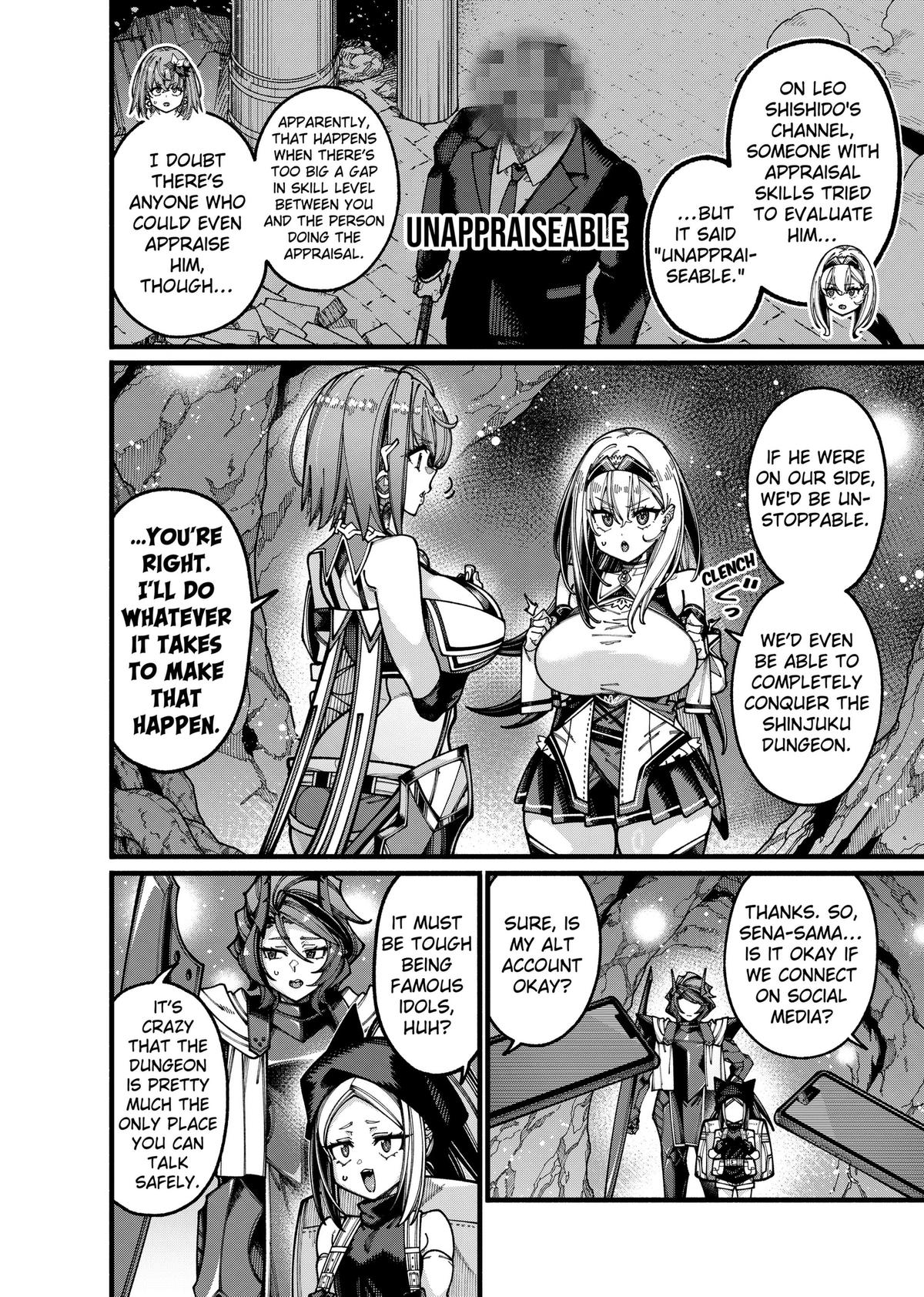 Jimi na Ojisan, Jitsu wa Eiyuu deshita. Jikaku ga Nai Mama Musou shitetara, Mei no Dungeon Haishin de Sarasareteta you desu Chap 34 - Next Chap 35