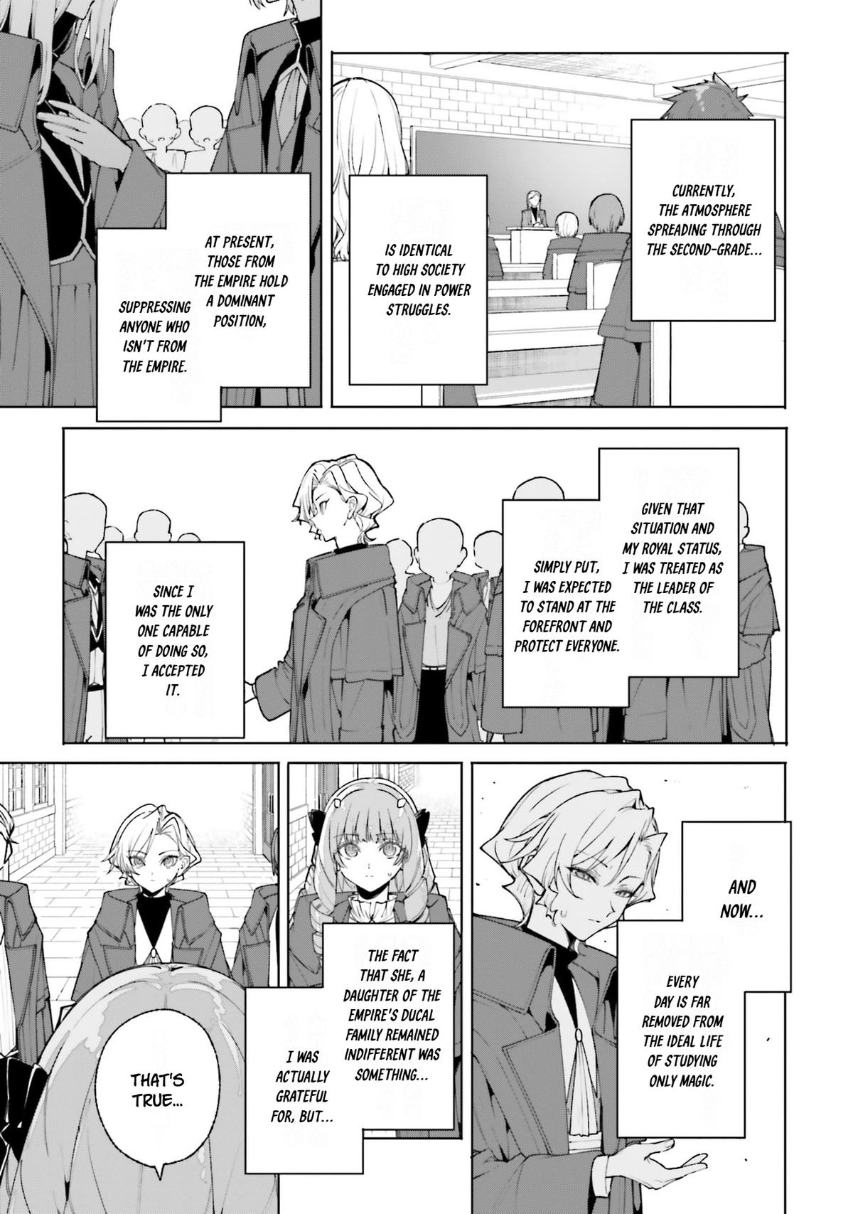 Majutsushi Kunon wa Mieteiru Chap 37 - Next Chap 38