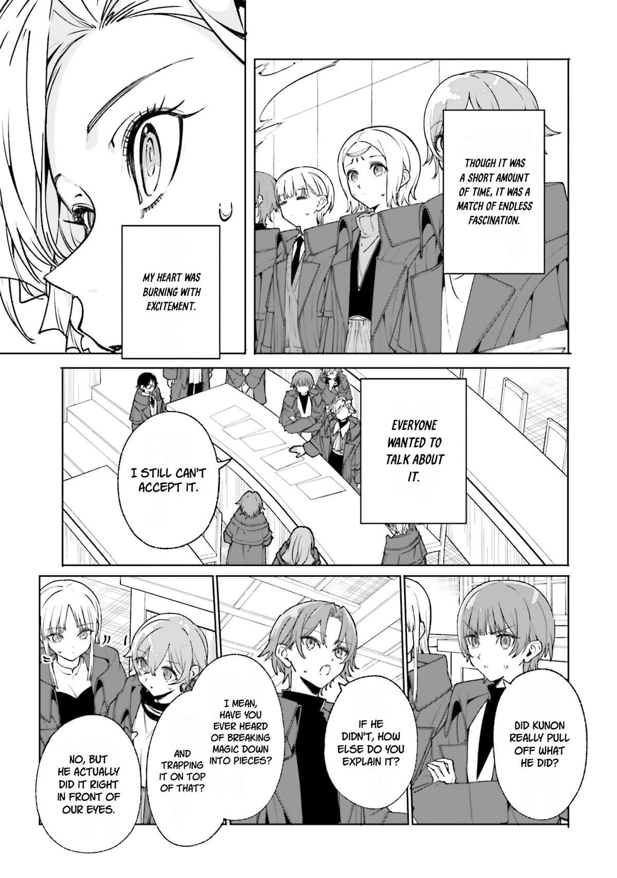 Majutsushi Kunon wa Mieteiru Chap 37 - Next Chap 38