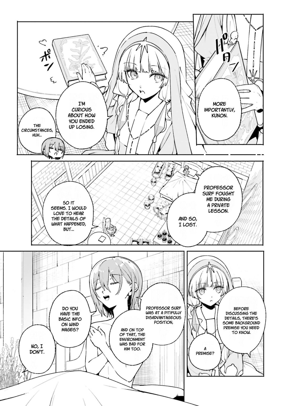 Majutsushi Kunon wa Mieteiru Chap 37 - Next Chap 38