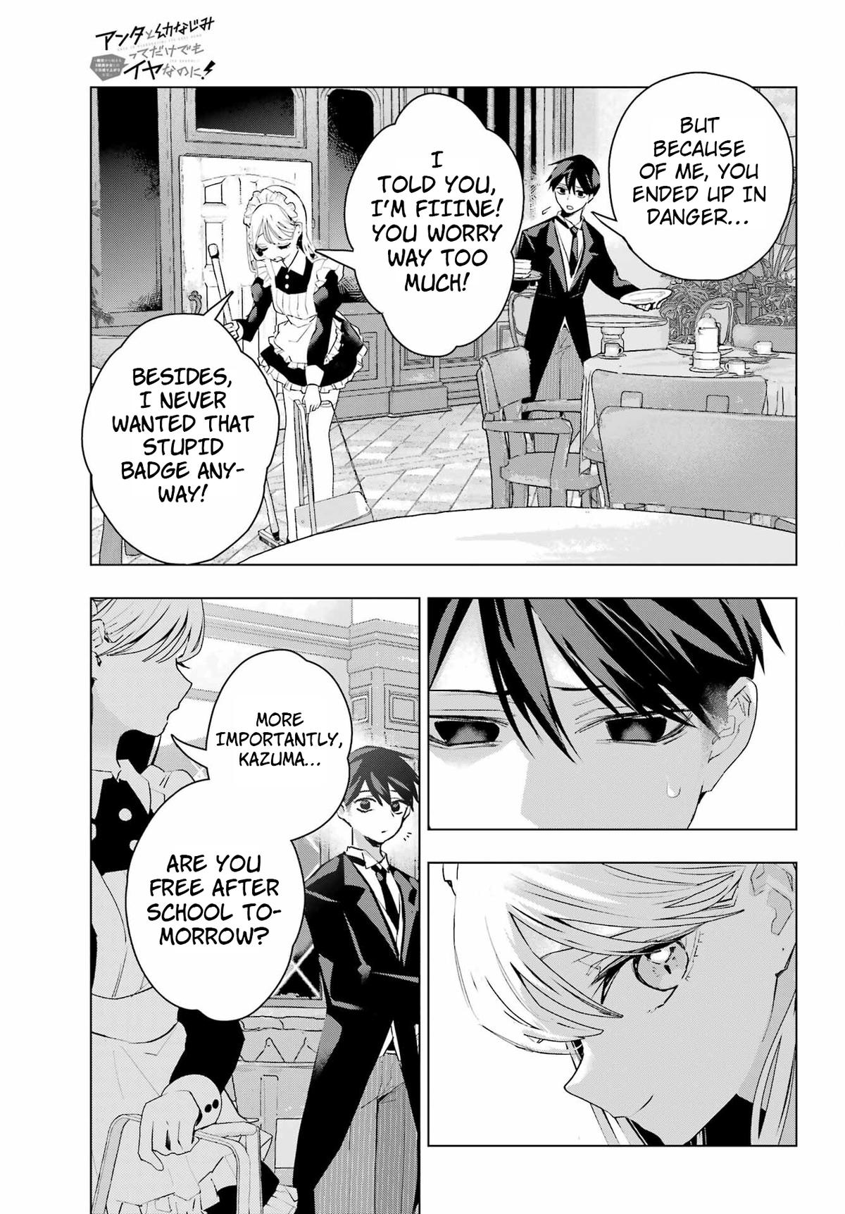 Anta to Osananajimi tte dake demo Iya nanoni! Zekkou kara Hajimaru S-kyuu Bishoujo to no Gakuen Nariagari Seikatsu Chap 15 - Next Chap 16