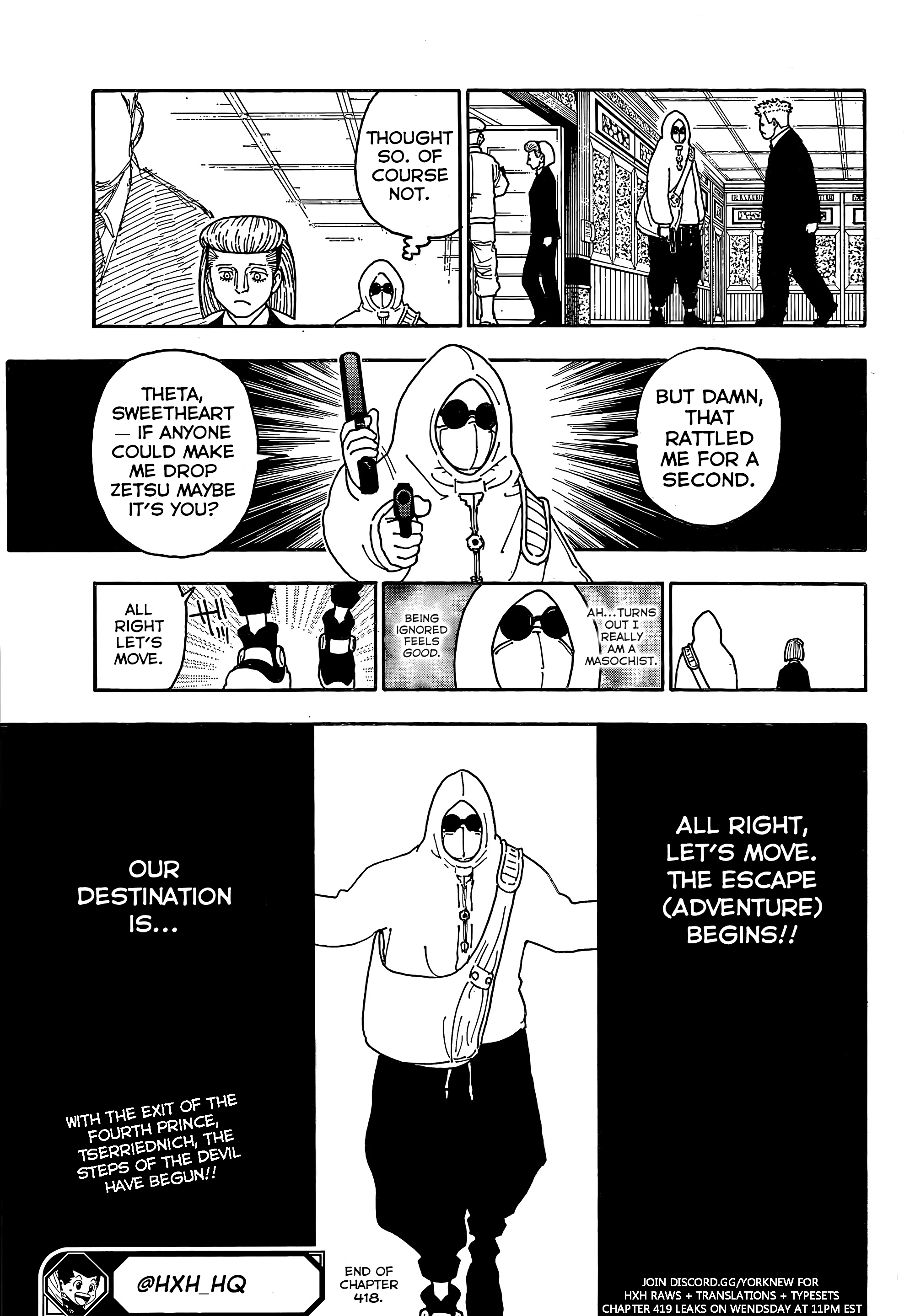 Hunter x Hunter Chap 418 - Next Chap 419