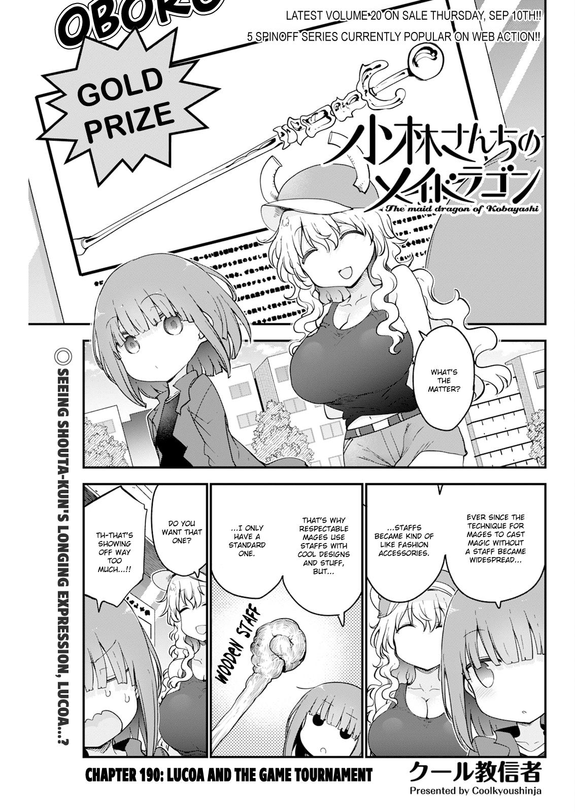 Kobayashi-san chi no Maid Dragon Chap 190 - Next Chap 191