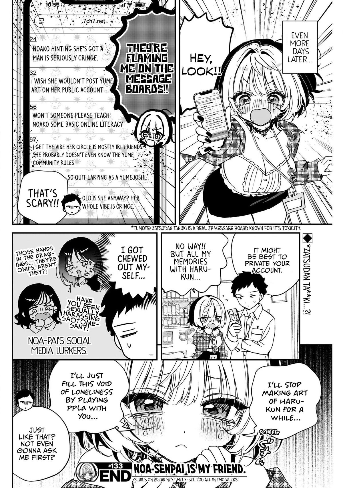 Noa-senpai wa Tomodachi. Chap 133 - Next Chap 134