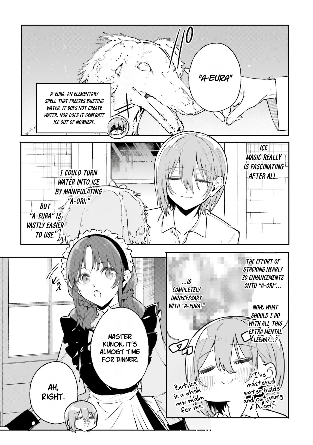 Majutsushi Kunon wa Mieteiru Chap 33 - Next Chap 34