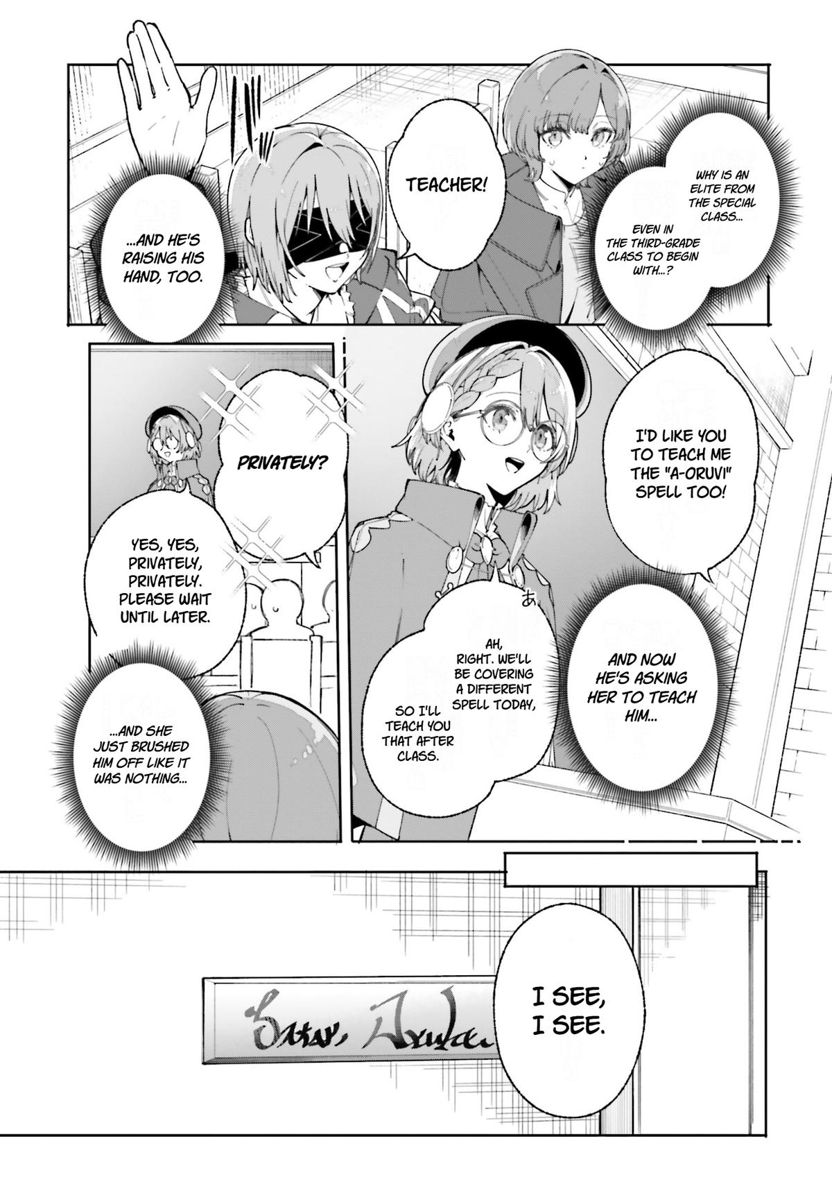 Majutsushi Kunon wa Mieteiru Chap 33 - Next Chap 34
