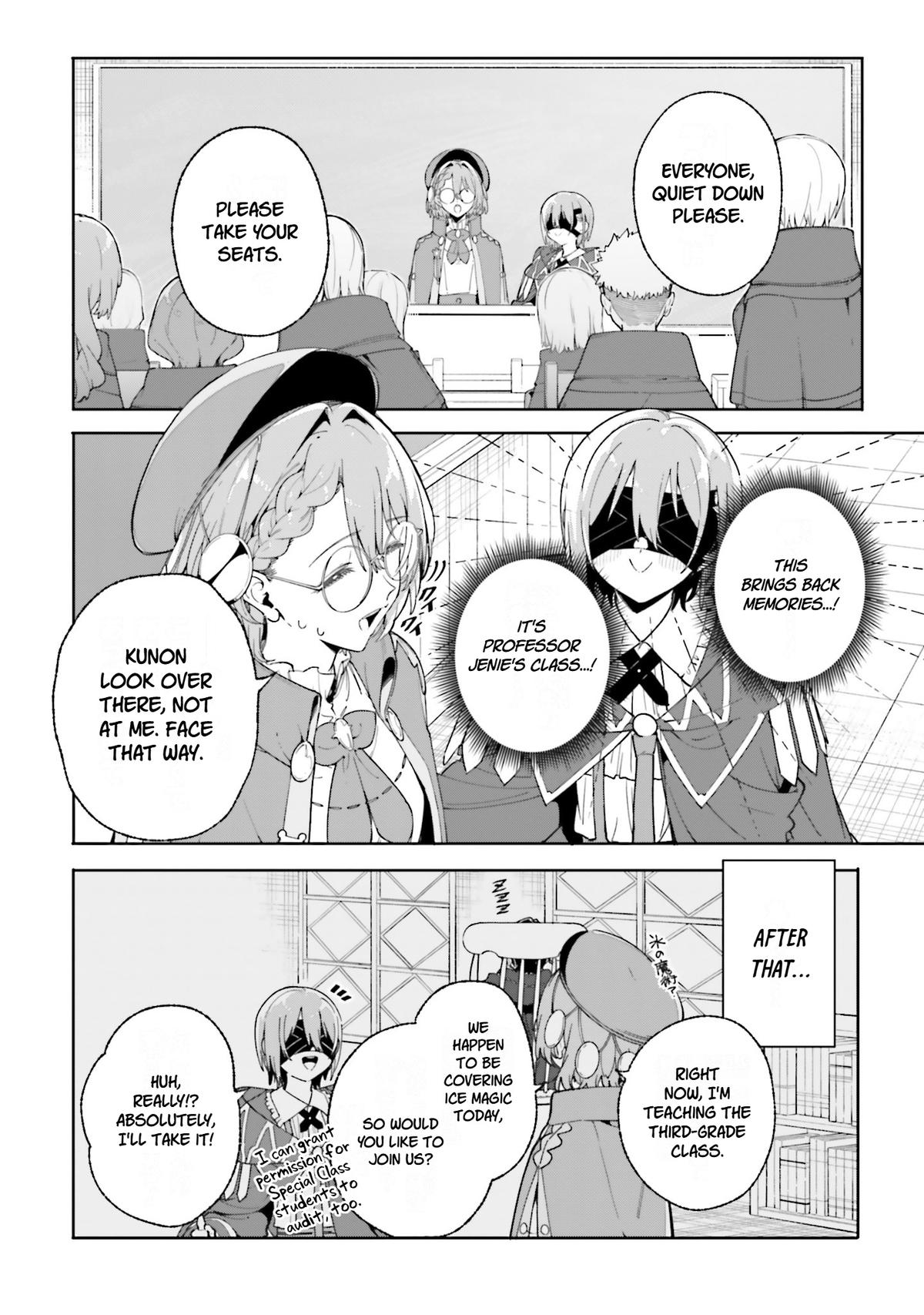 Majutsushi Kunon wa Mieteiru Chap 33 - Next Chap 34