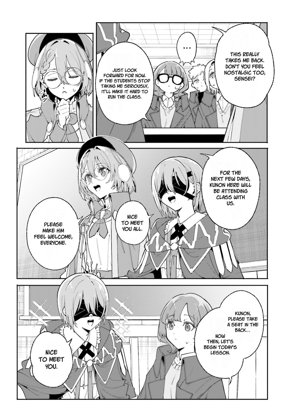 Majutsushi Kunon wa Mieteiru Chap 33 - Next Chap 34
