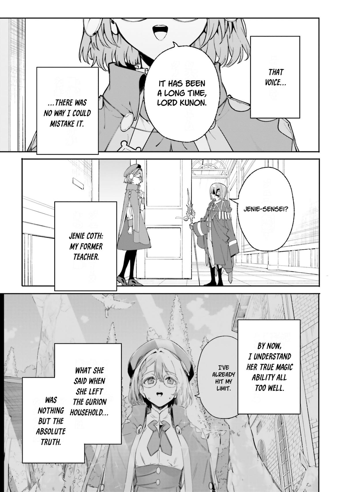 Majutsushi Kunon wa Mieteiru Chap 33 - Next Chap 34