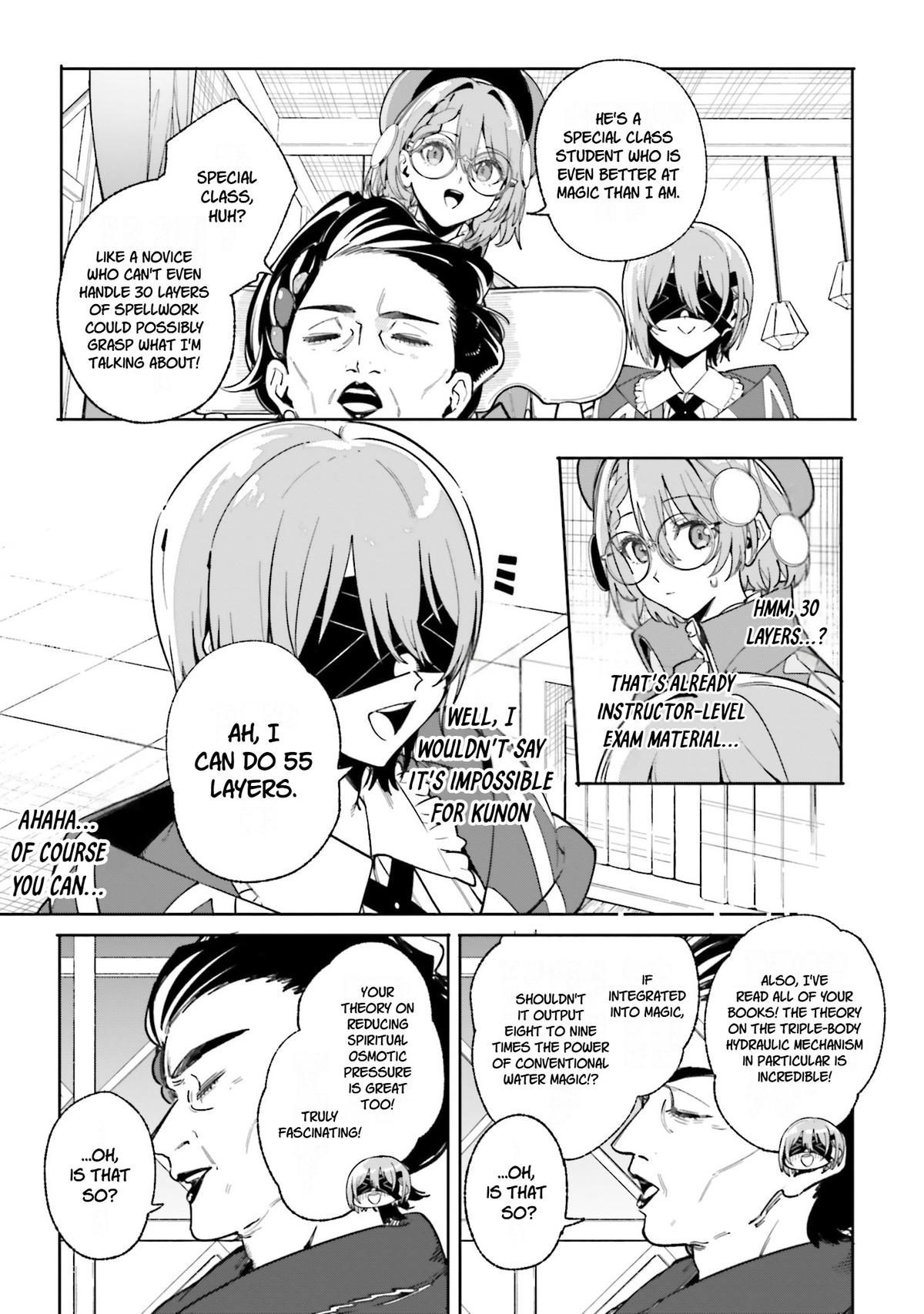 Majutsushi Kunon wa Mieteiru Chap 33 - Next Chap 34