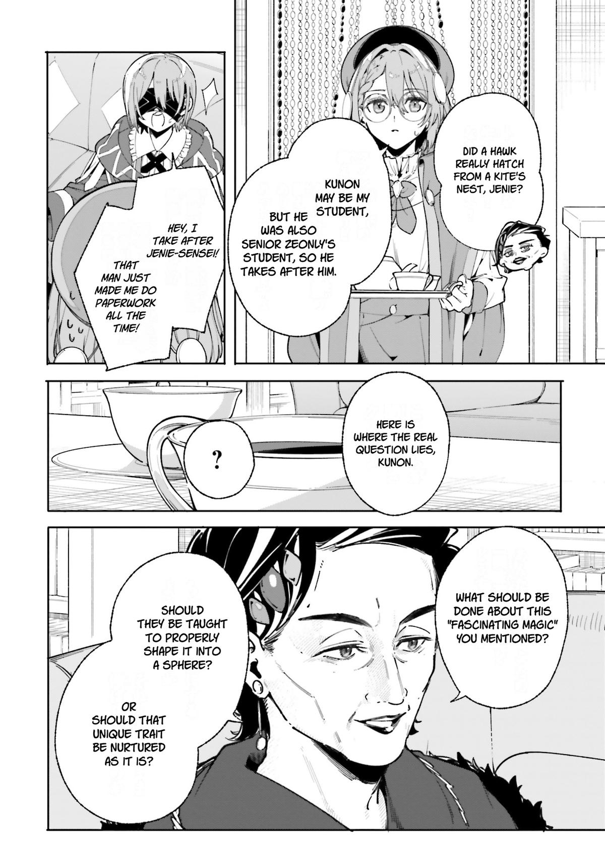 Majutsushi Kunon wa Mieteiru Chap 33 - Next Chap 34
