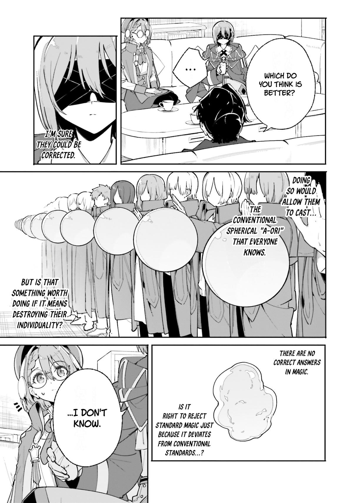 Majutsushi Kunon wa Mieteiru Chap 33 - Next Chap 34