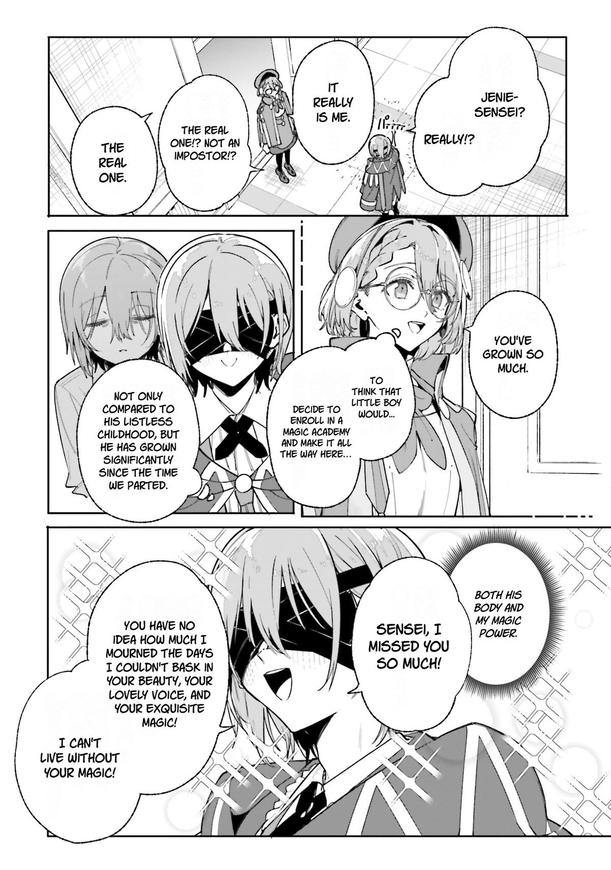 Majutsushi Kunon wa Mieteiru Chap 33 - Next Chap 34