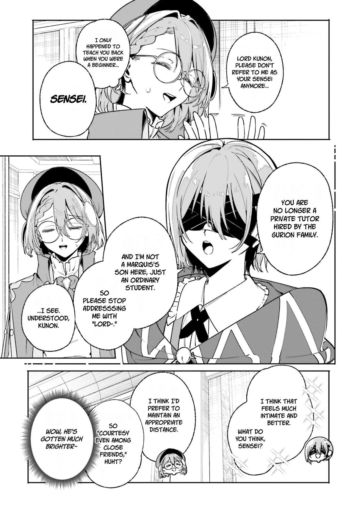 Majutsushi Kunon wa Mieteiru Chap 33 - Next Chap 34