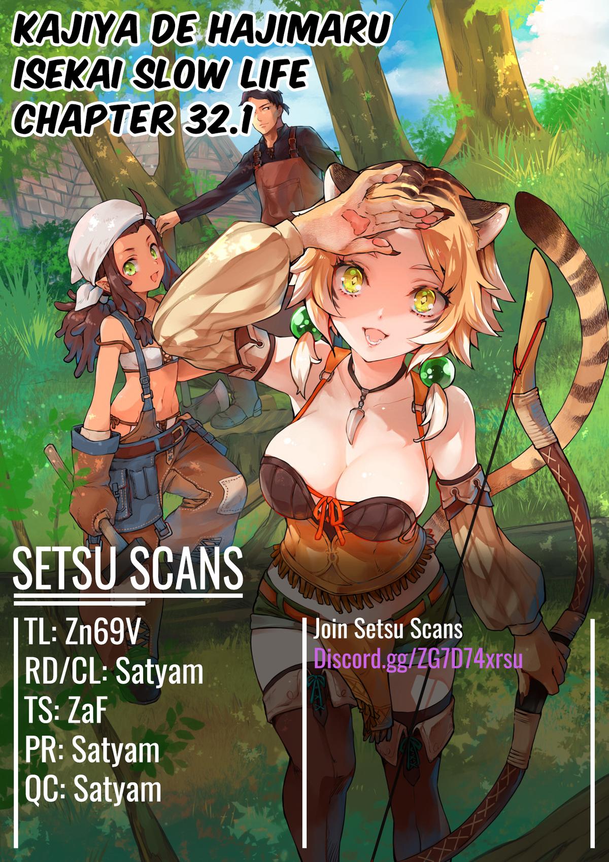 Kajiya de Hajimeru Isekai Slow Life Chap 32.1 - Next Chap 33.1