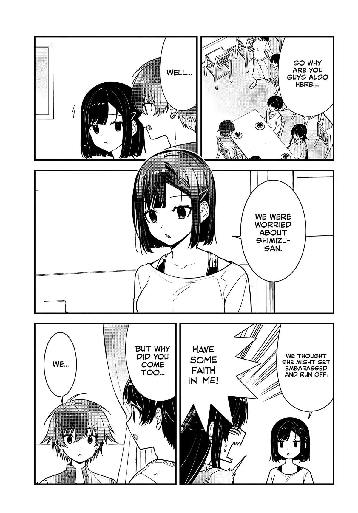 Tonari no Seki no Yankee Shimizu-san ga Kami wo Kuroku Sometekita Chap 21 - Next Chap 22