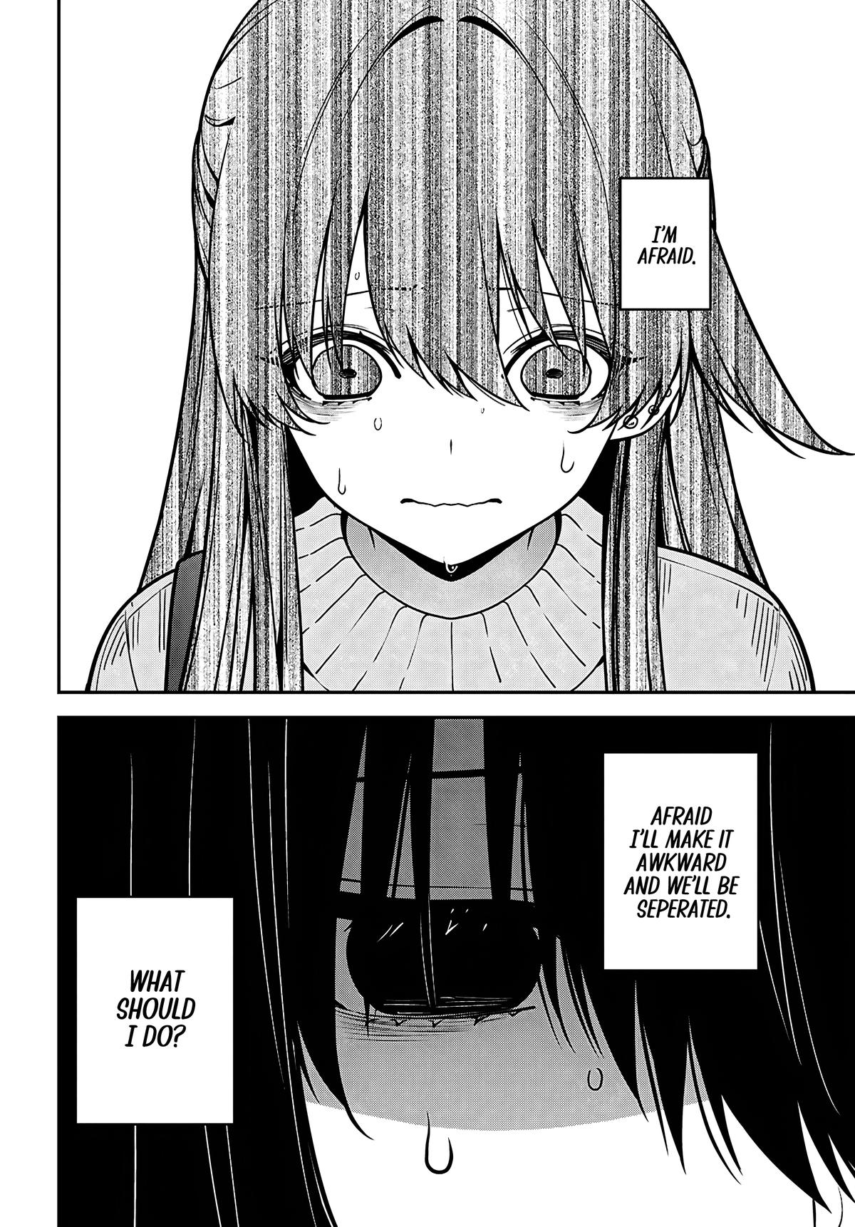 Tonari no Seki no Yankee Shimizu-san ga Kami wo Kuroku Sometekita Chap 21 - Next Chap 22