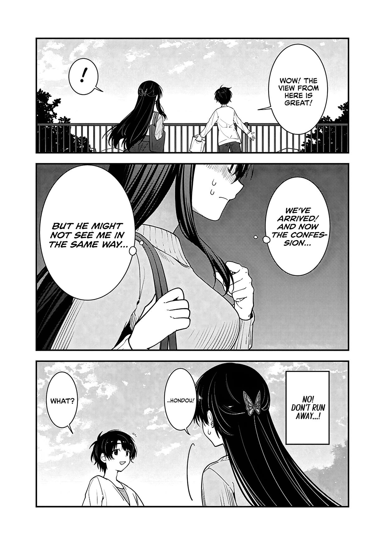 Tonari no Seki no Yankee Shimizu-san ga Kami wo Kuroku Sometekita Chap 21 - Next Chap 22