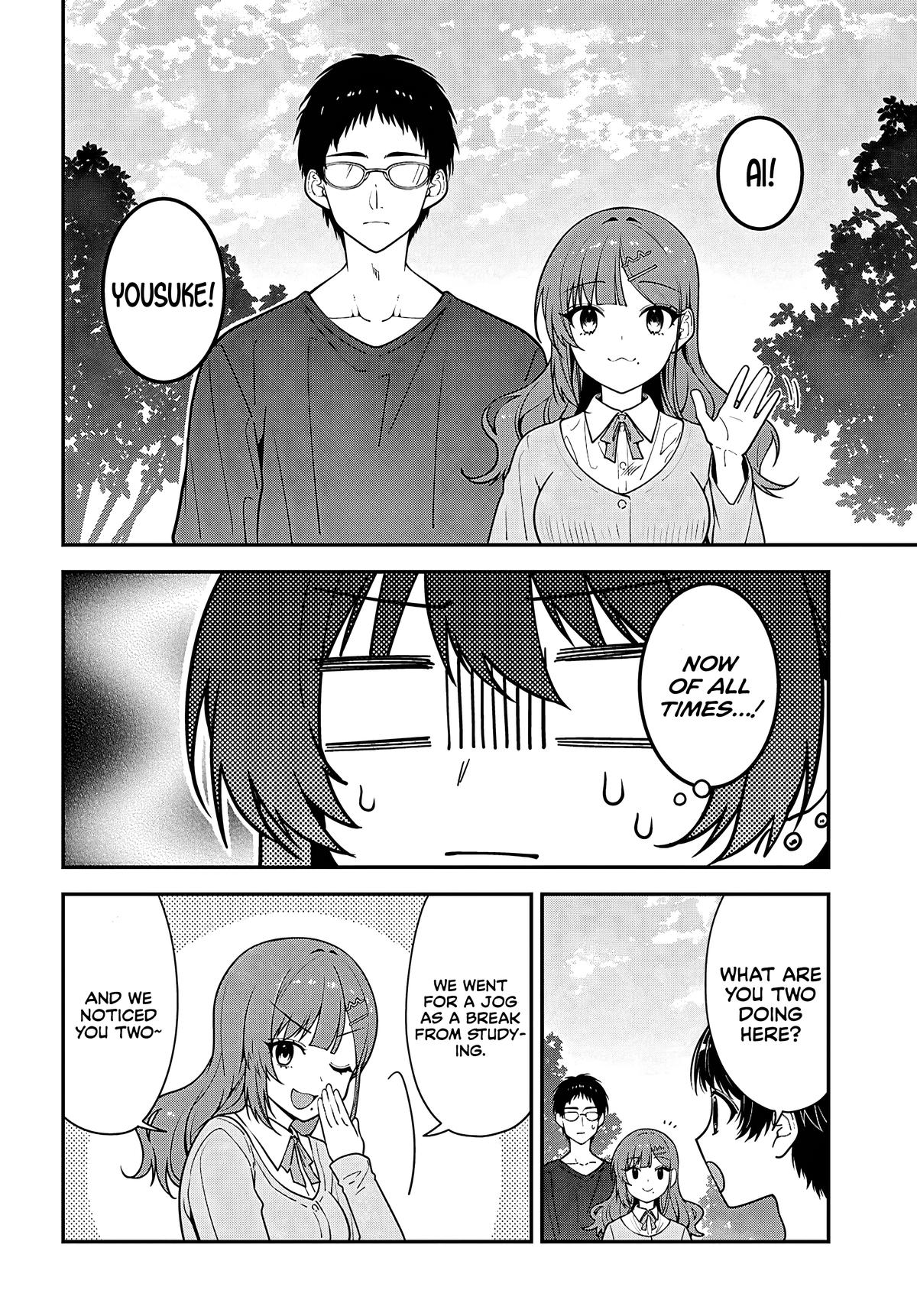 Tonari no Seki no Yankee Shimizu-san ga Kami wo Kuroku Sometekita Chap 21 - Next Chap 22