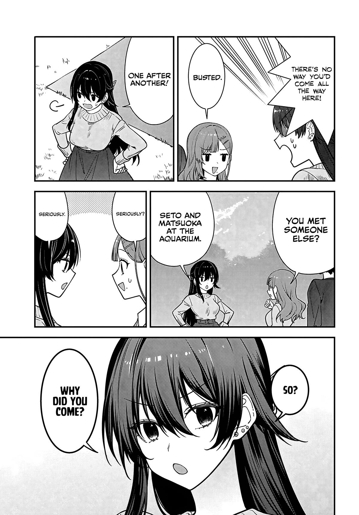 Tonari no Seki no Yankee Shimizu-san ga Kami wo Kuroku Sometekita Chap 21 - Next Chap 22