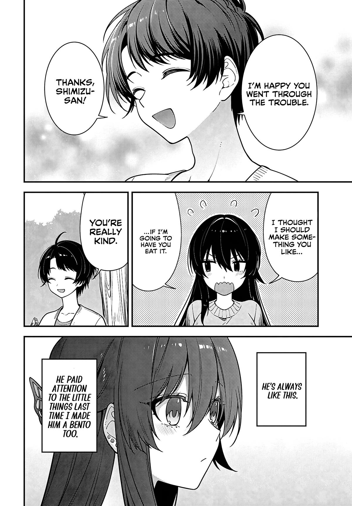 Tonari no Seki no Yankee Shimizu-san ga Kami wo Kuroku Sometekita Chap 21 - Next Chap 22