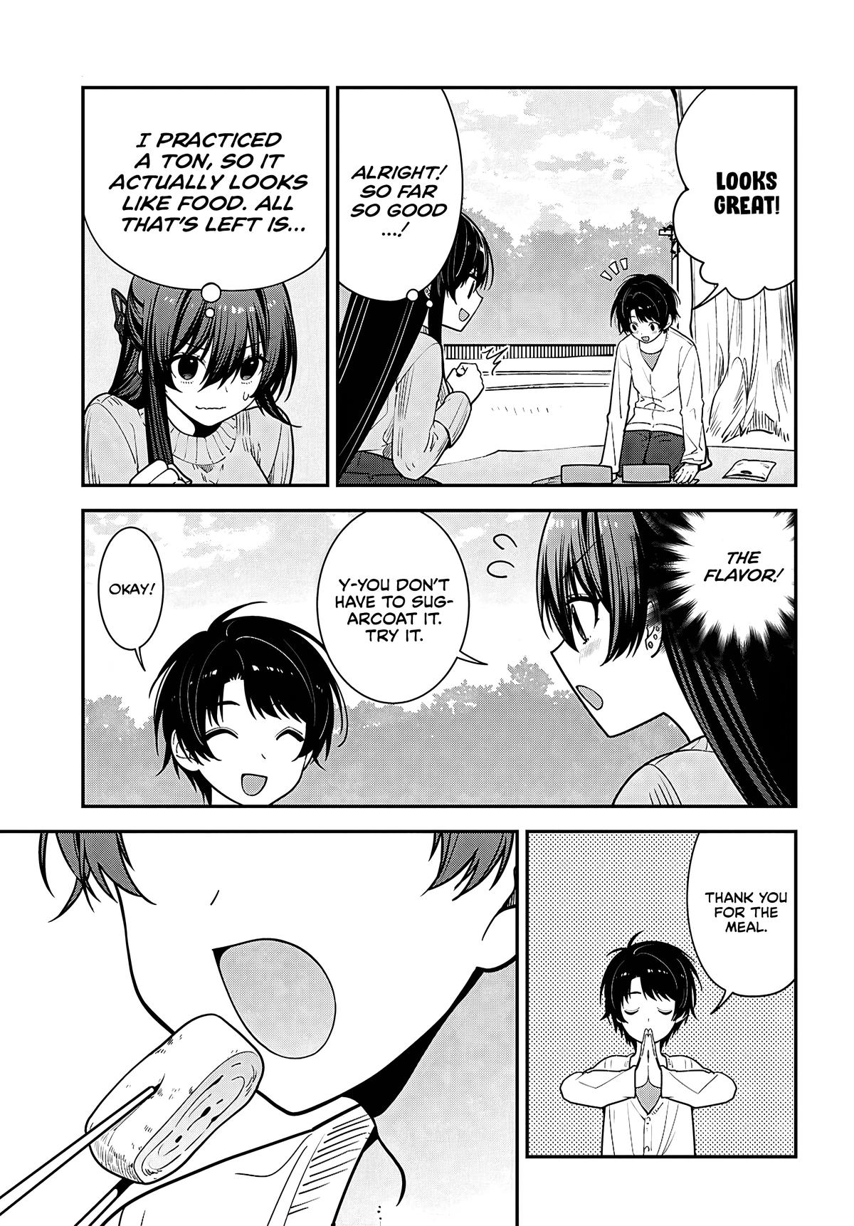 Tonari no Seki no Yankee Shimizu-san ga Kami wo Kuroku Sometekita Chap 21 - Next Chap 22