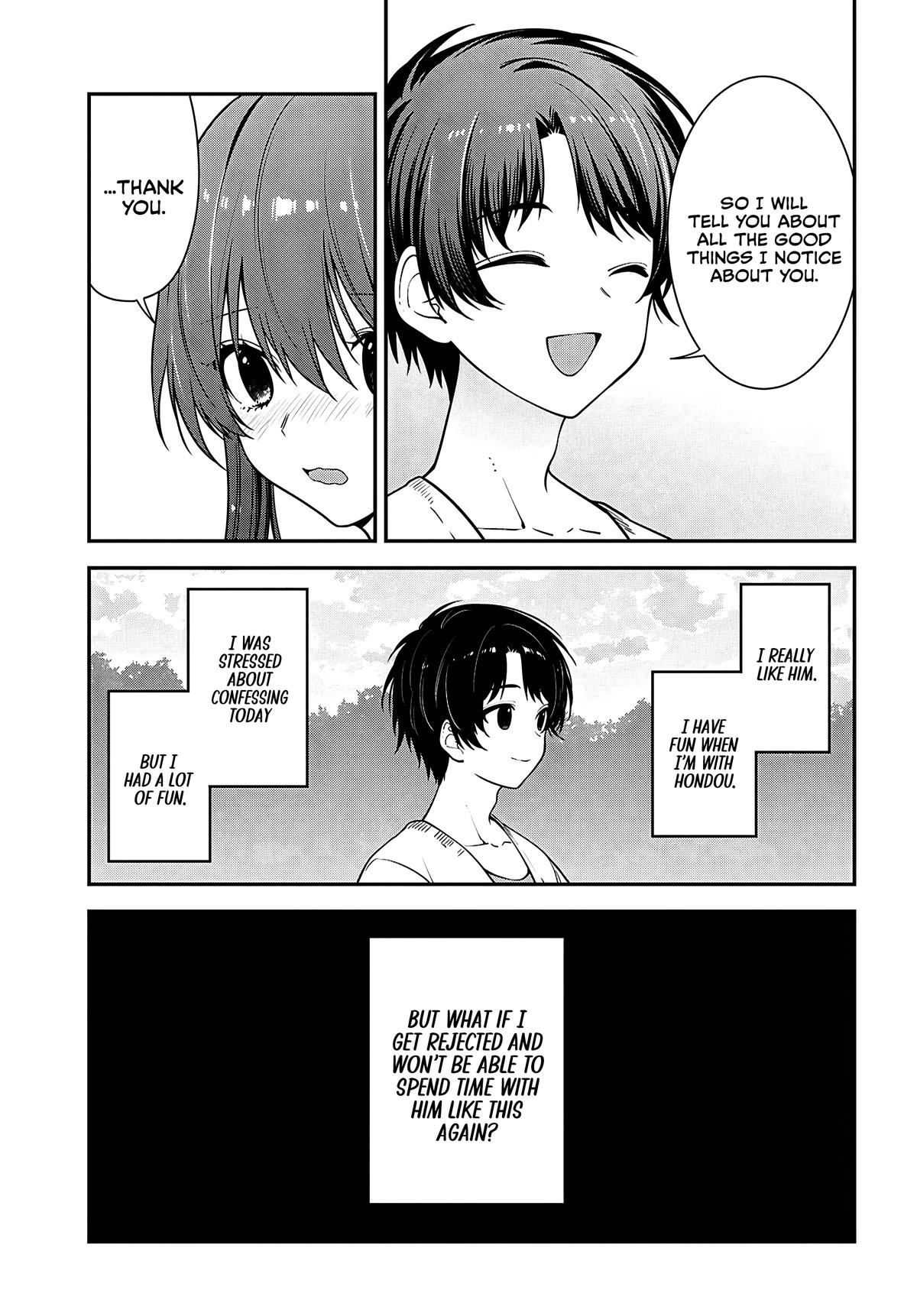 Tonari no Seki no Yankee Shimizu-san ga Kami wo Kuroku Sometekita Chap 21 - Next Chap 22